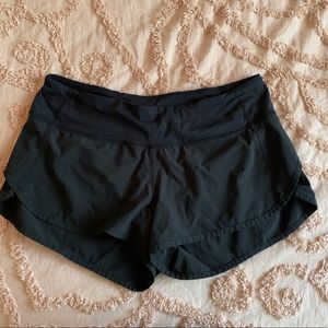 Black Lululemon Speed Up shorts